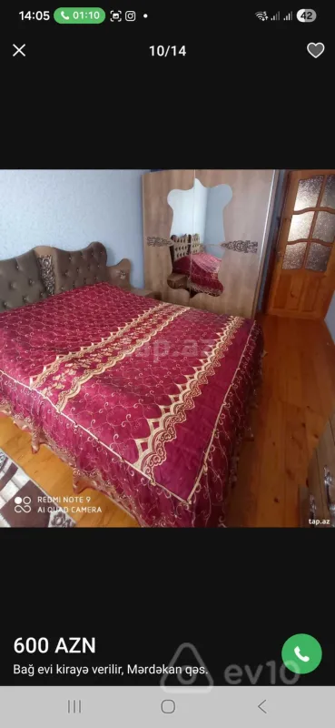 Kirayə verilir 3 otaqlı həyət evi 140 m²