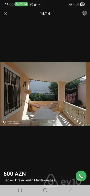 Kirayə verilir 3 otaqlı həyət evi 140 m²