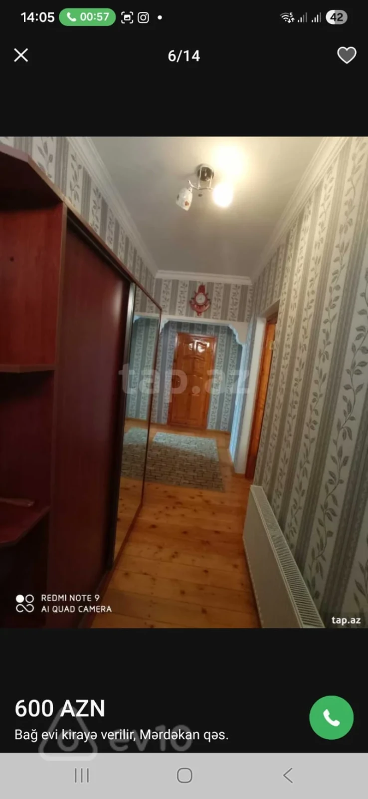 Kirayə verilir 3 otaqlı həyət evi 140 m²