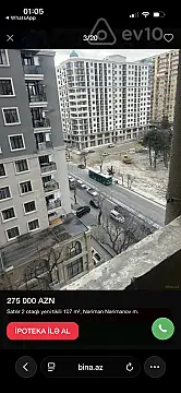 Satılır 2 otaqlı yeni tikili 107 m²