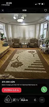 Satılır 2 otaqlı yeni tikili 107 m²