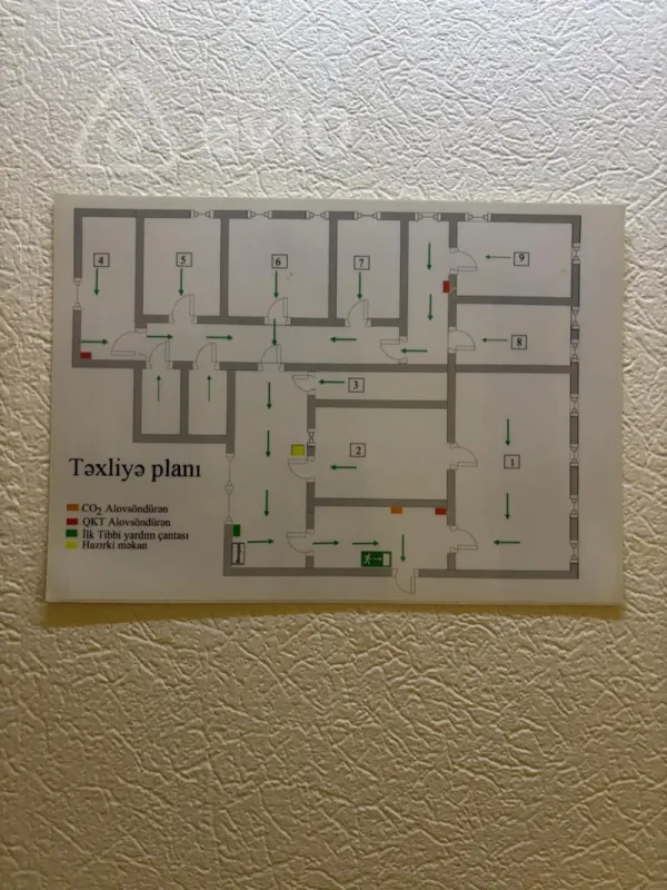 Kirayə verilir 8 otaqlı ofis 365 m²