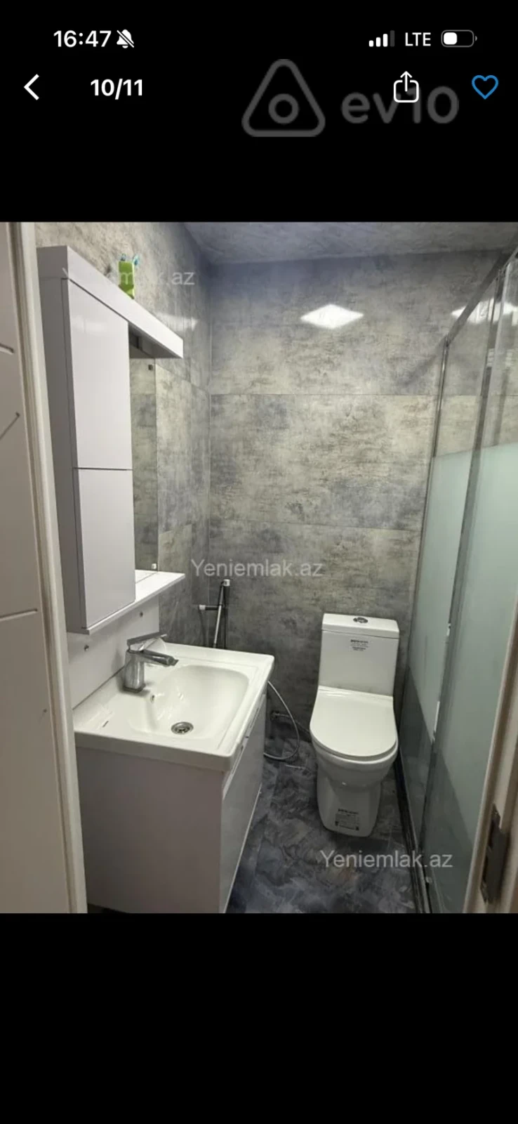 Kirayə verilir 2 otaqlı yeni tikili 50 m²