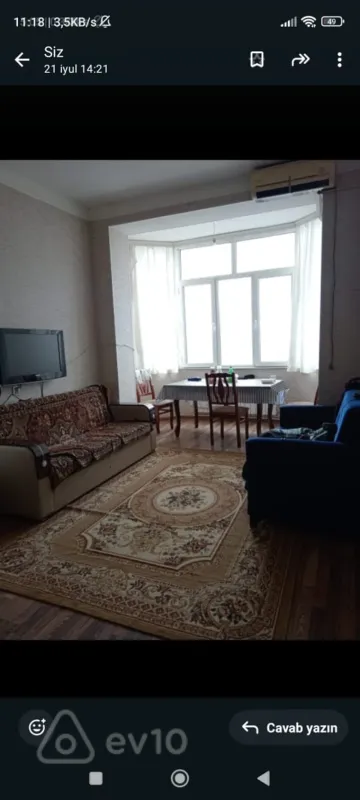 Kirayə verilir 2 otaqlı yeni tikili 60 m²