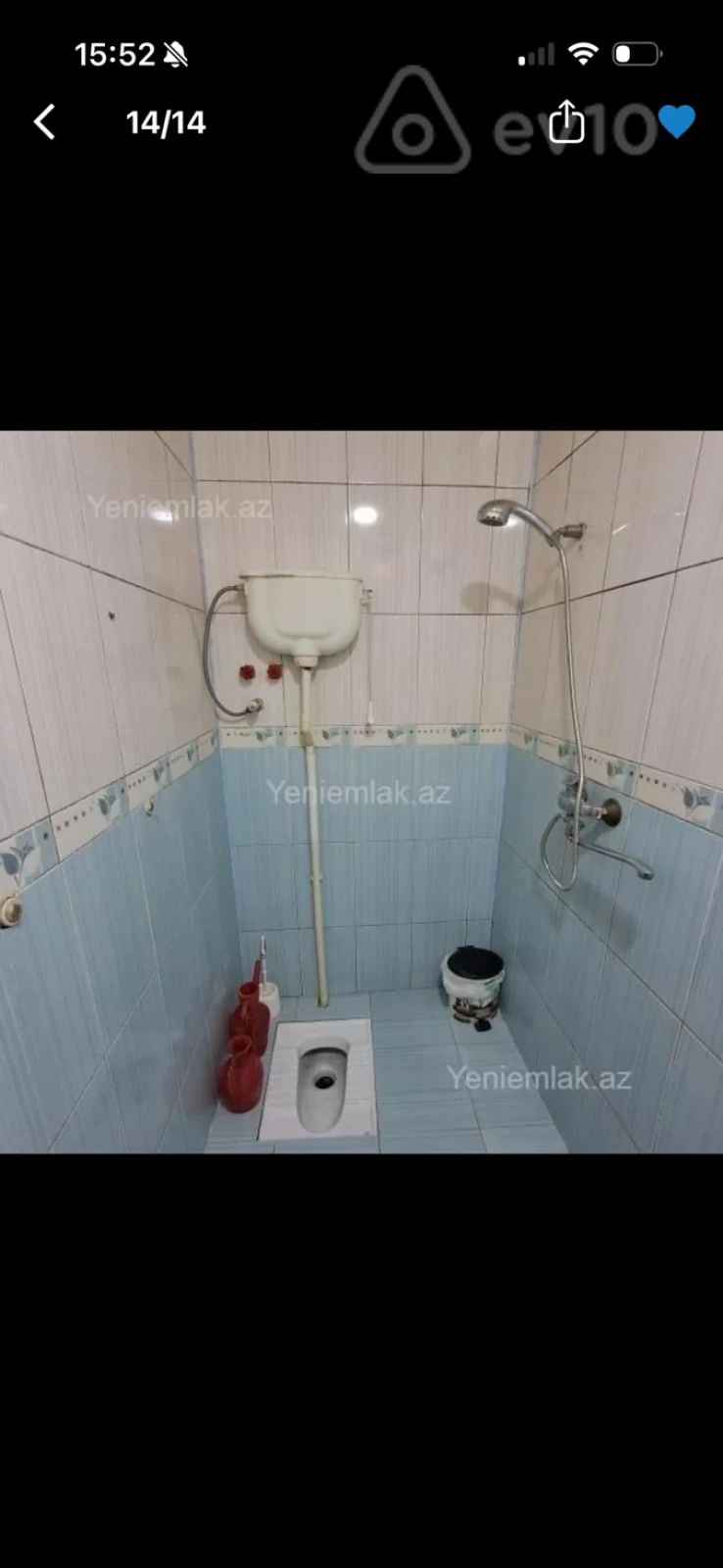 Kirayə verilir 2 otaqlı köhnə tikili 45 m²
