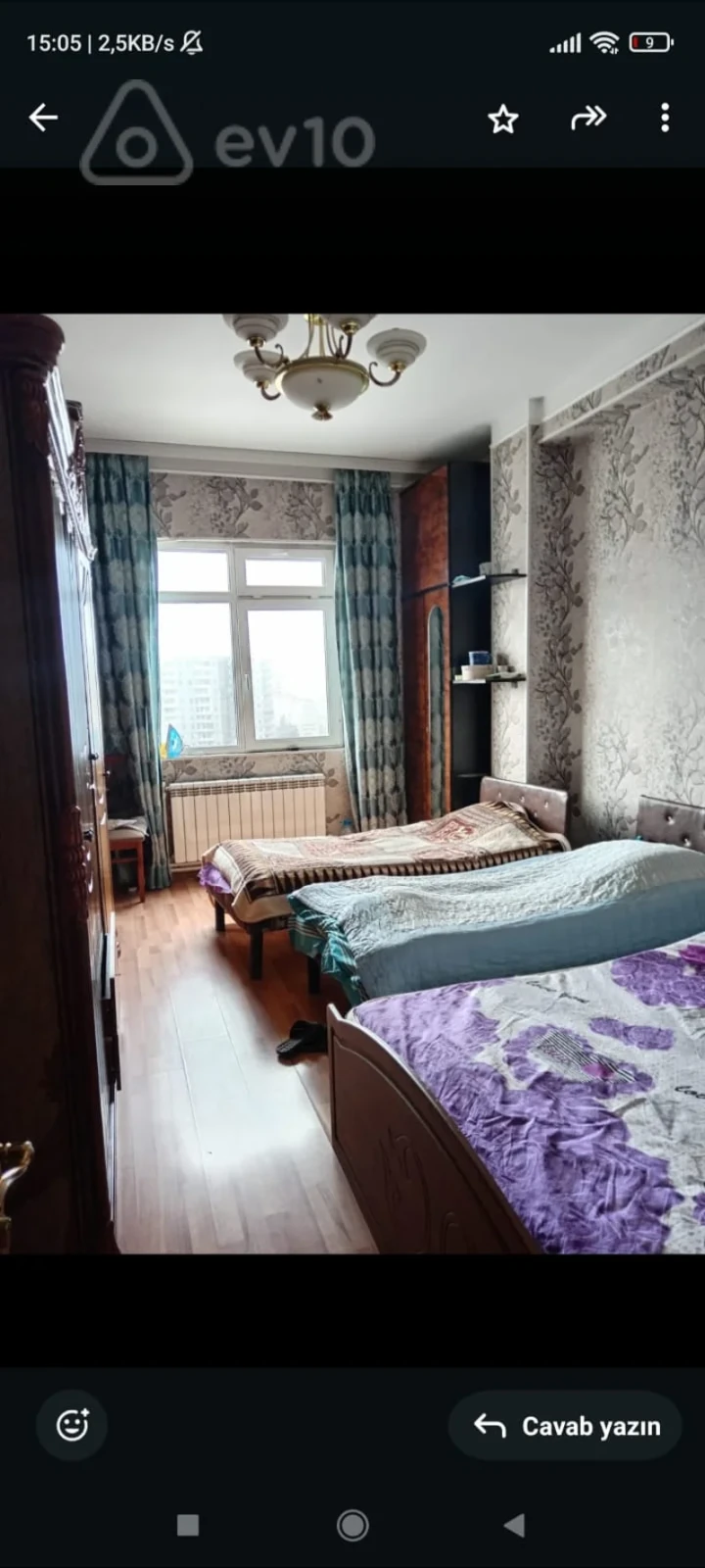 Kirayə verilir 1 otaqlı yeni tikili 50 m²