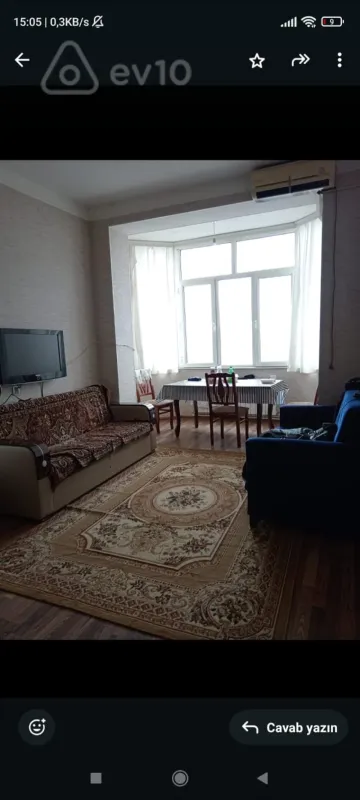 Kirayə verilir 1 otaqlı yeni tikili 50 m²