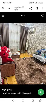 Kirayə verilir 3 otaqlı həyət evi 150 m² — Sumqayıt 3 otaq 150.00 m²
