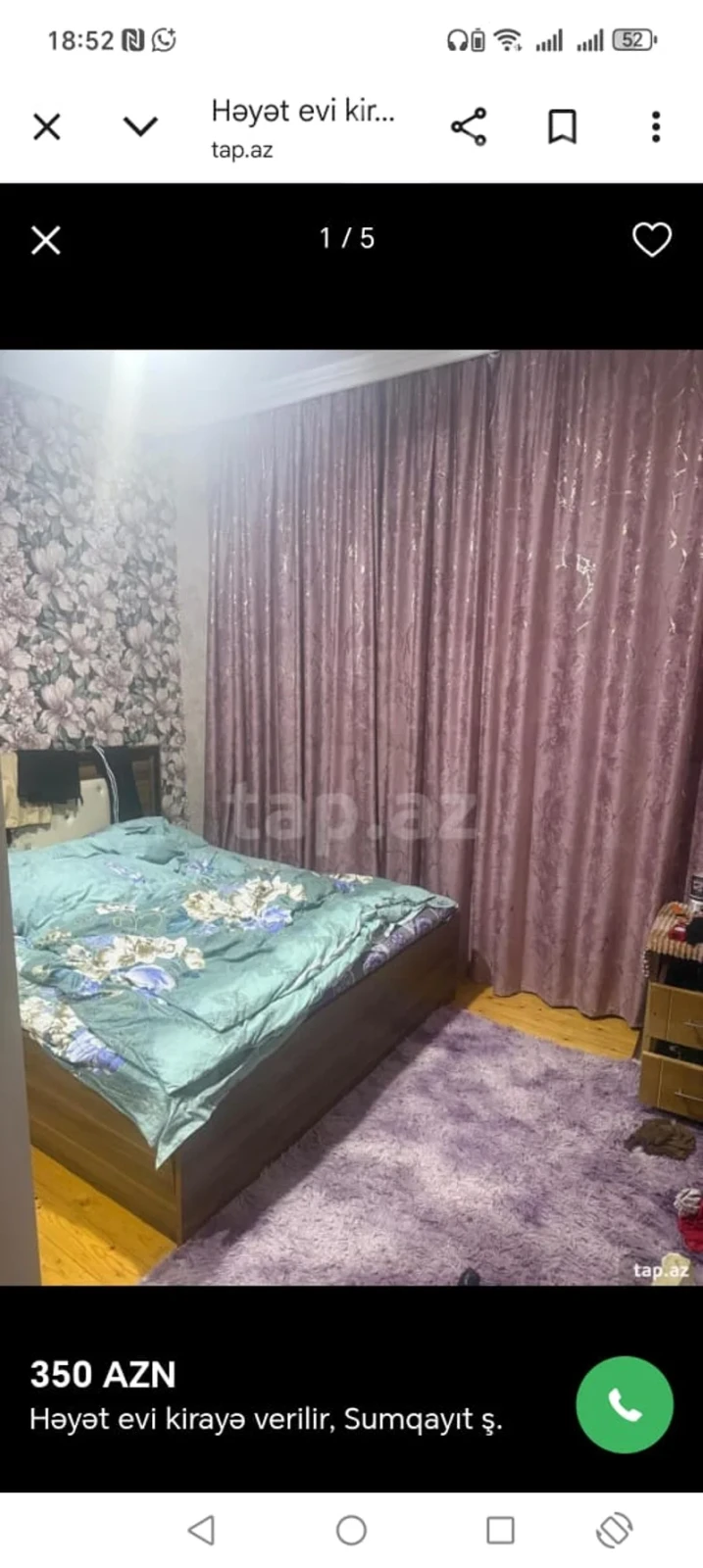 Kirayə verilir 3 otaqlı həyət evi 150 m²