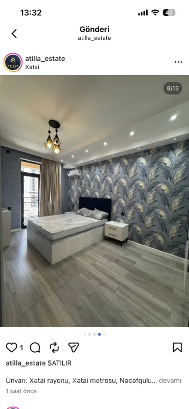 Kirayə verilir 2 otaqlı yeni tikili 65 m²