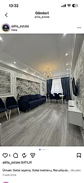 Kirayə verilir 2 otaqlı yeni tikili 65 m²
