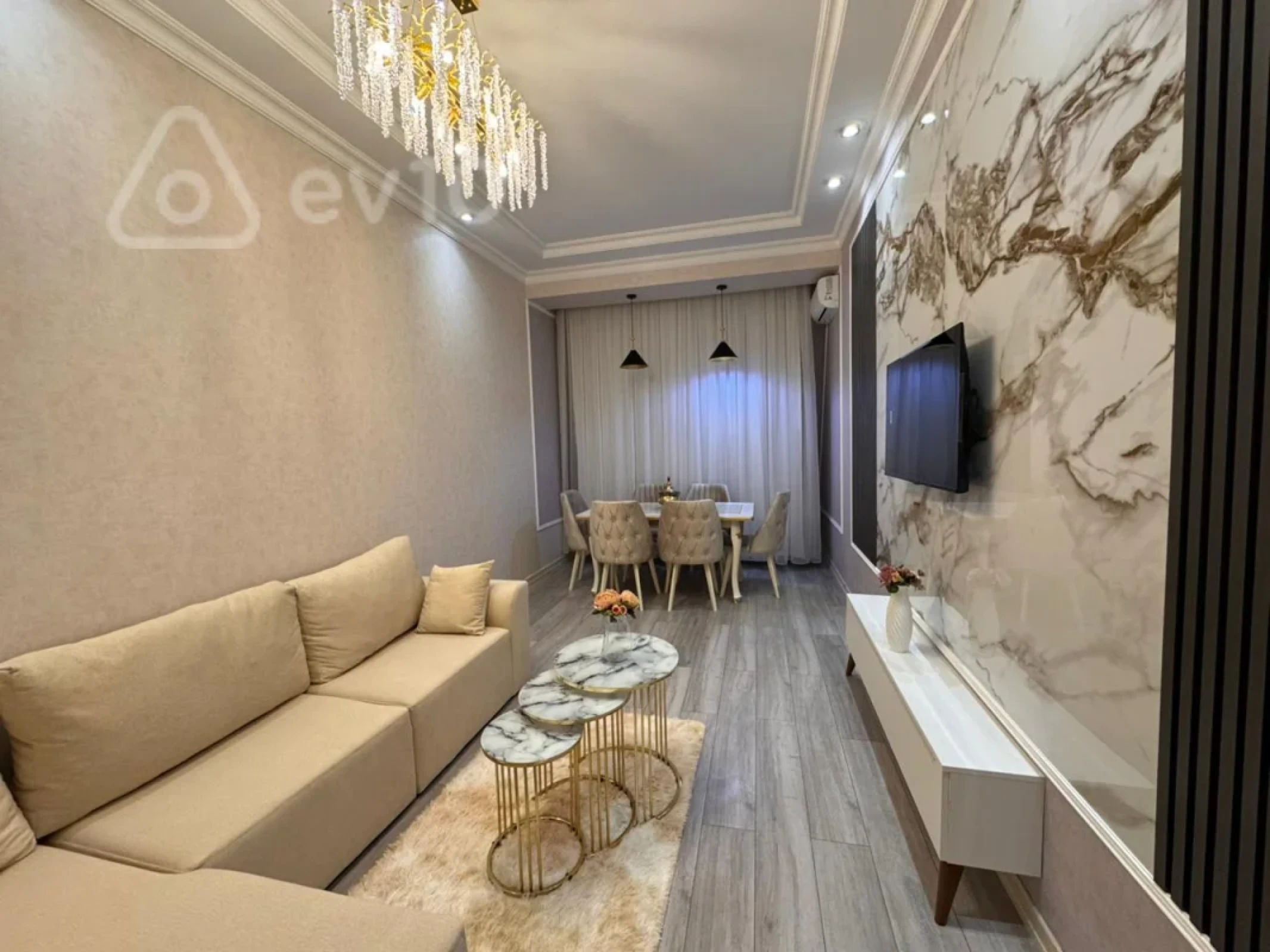 Kirayə verilir 2 otaqlı yeni tikili 80 m²