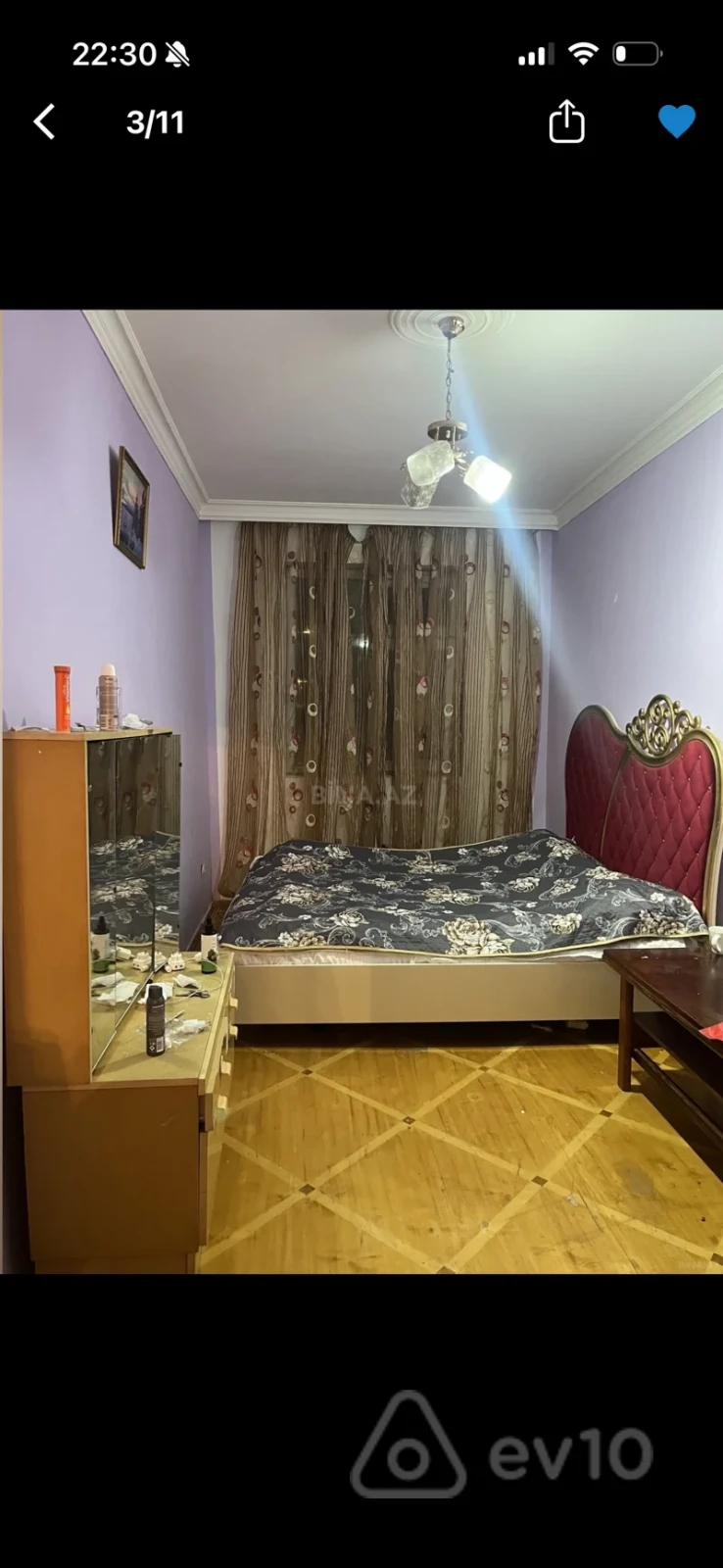 Kirayə verilir 2 otaqlı köhnə tikili 45 m²