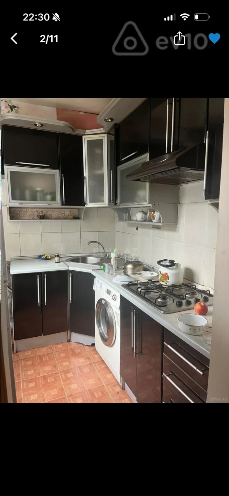 Kirayə verilir 2 otaqlı köhnə tikili 45 m²