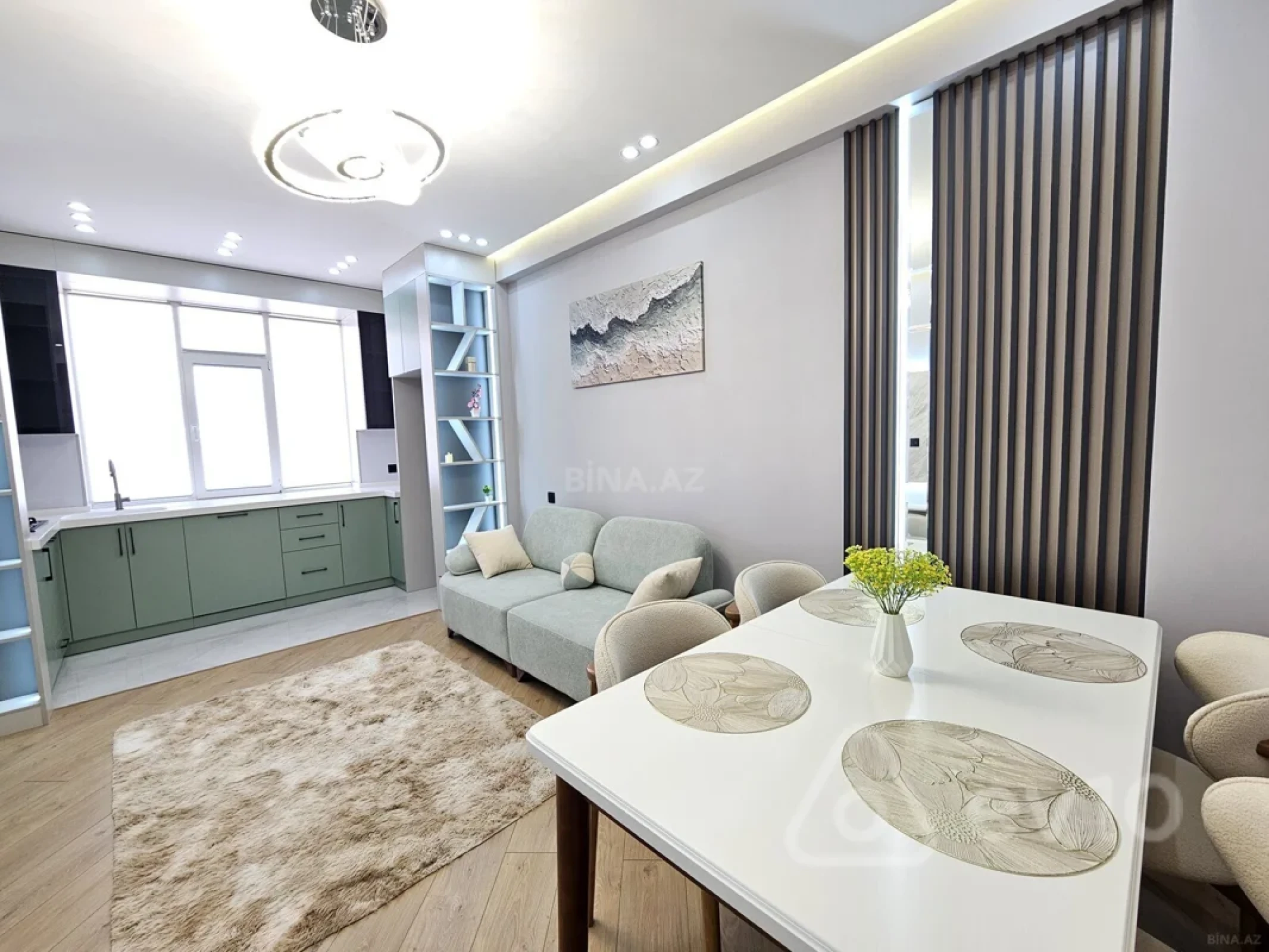Kirayə verilir 2 otaqlı yeni tikili 55 m²