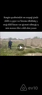 Satılır torpaq sahəsi