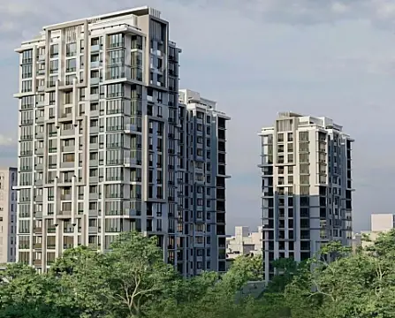 Satılır 2 otaqlı yeni tikili 80.1 m² — Bakı, Nəsimi 2 otaq 80.10 m²