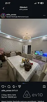 Kirayə verilir 2 otaqlı yeni tikili 65 m² — Bakı, Xətai 2 otaq 65.00 m²