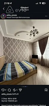 Kirayə verilir 2 otaqlı yeni tikili 65 m²