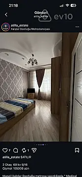 Kirayə verilir 2 otaqlı yeni tikili 65 m²