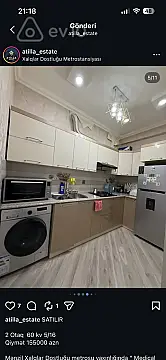 Kirayə verilir 2 otaqlı yeni tikili 65 m²