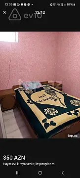 Kirayə verilir 2 otaqlı həyət evi 45 m²