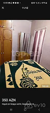 Kirayə verilir 2 otaqlı həyət evi 45 m²