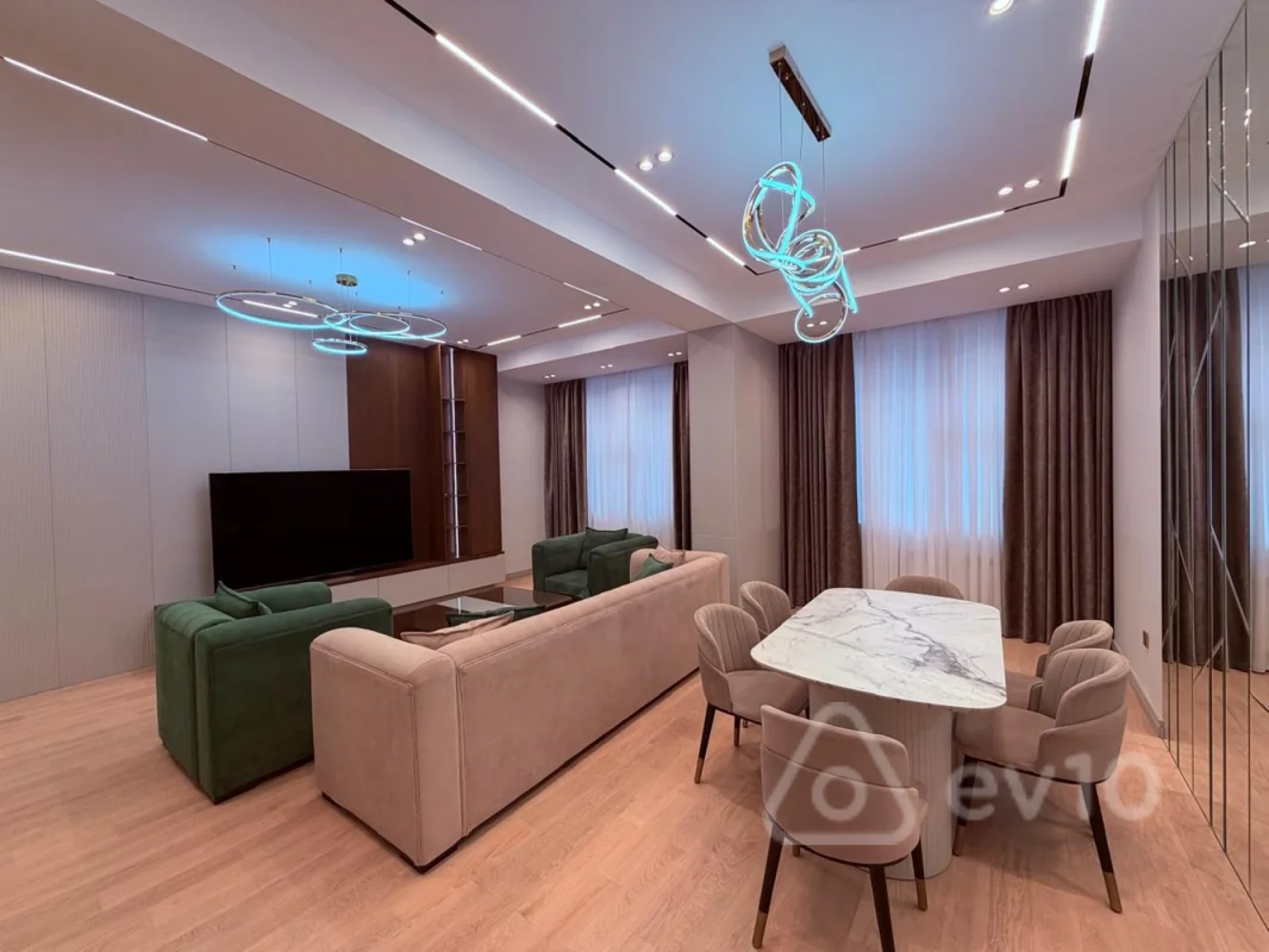 Kirayə verilir 3 otaqlı yeni tikili 140 m²
