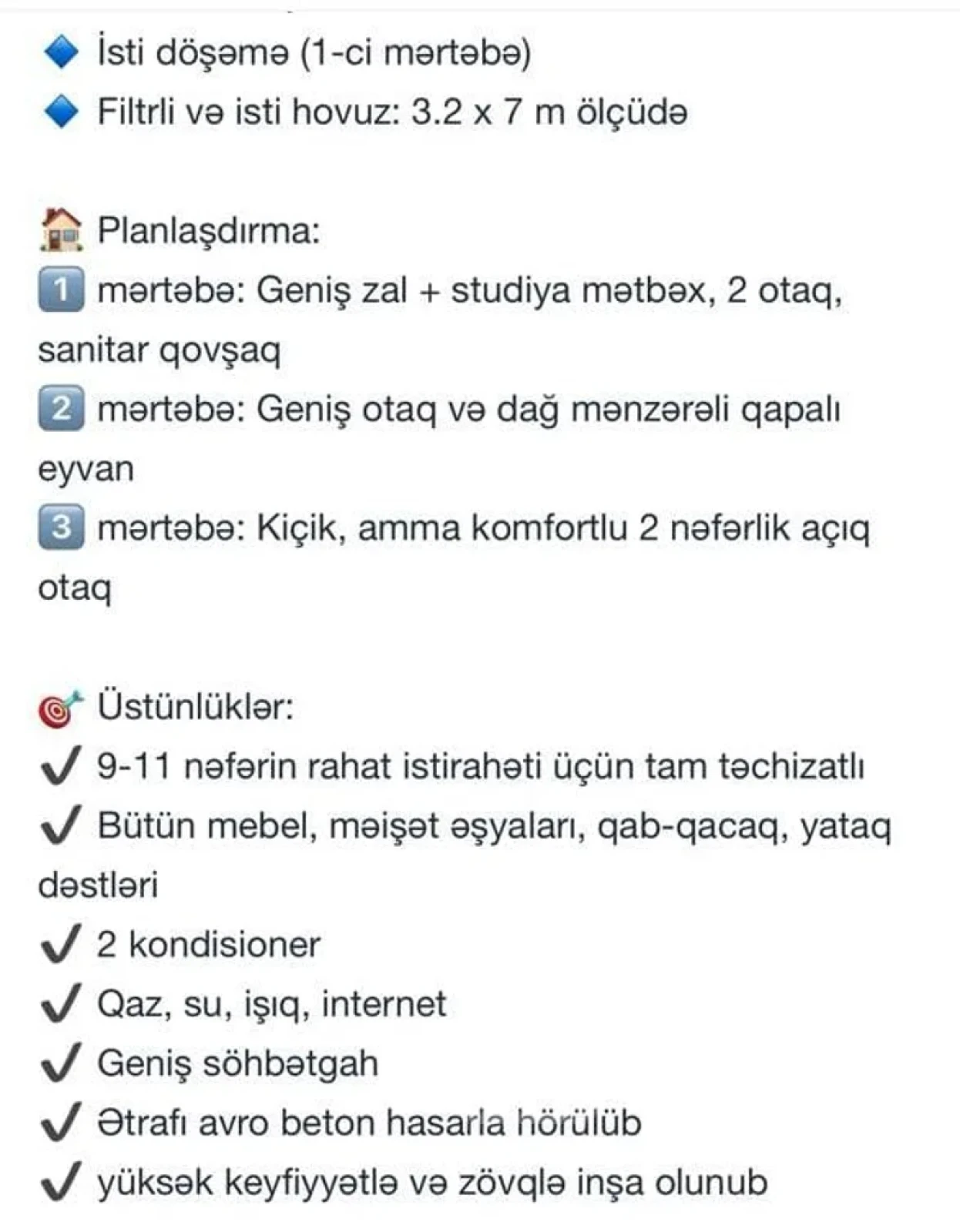 Satılır 3 otaqlı həyət evi 148 m²