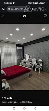 Kirayə verilir 3 otaqlı yeni tikili 110 m² — Bakı, Yasamal 3 otaq 110.00 m²