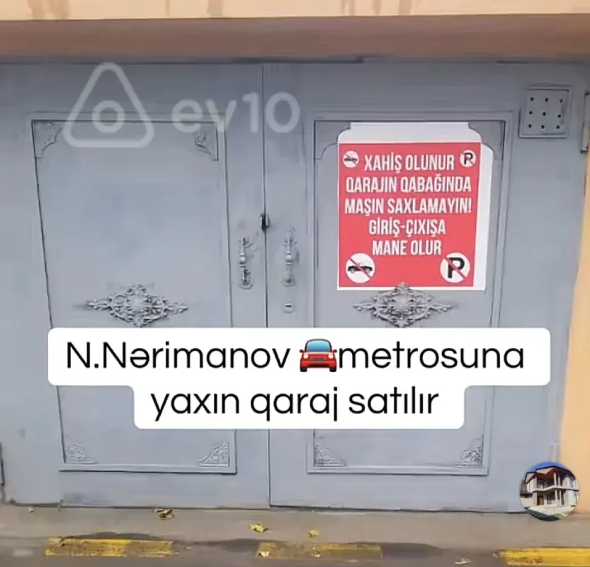 Satılır qaraj 18 m²