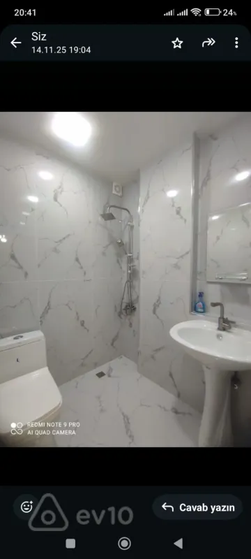 Kirayə verilir 2 otaqlı yeni tikili 60 m²