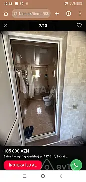 Satılır 4 otaqlı həyət evi 117 m²