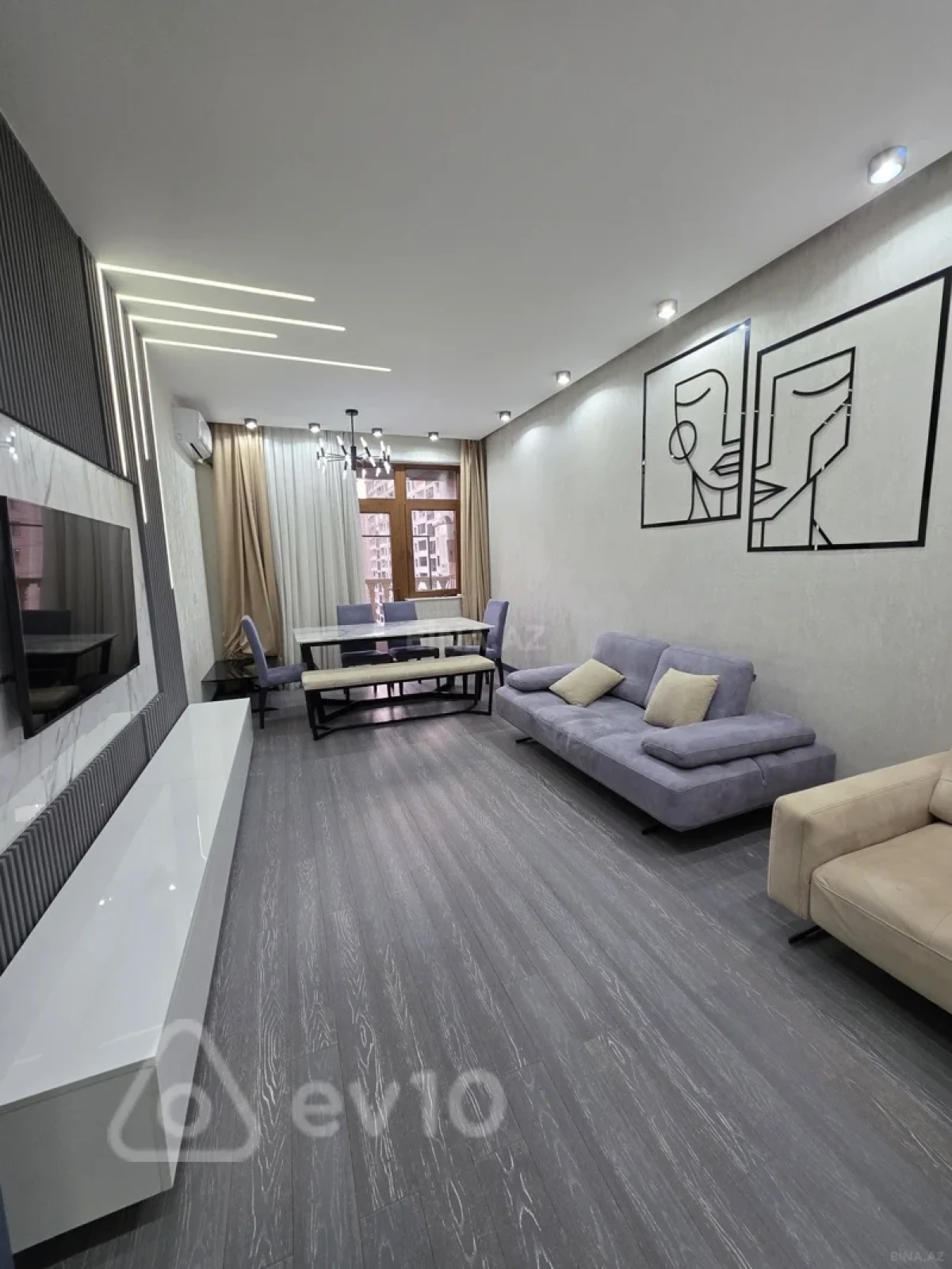 Kirayə verilir 2 otaqlı yeni tikili 78 m²