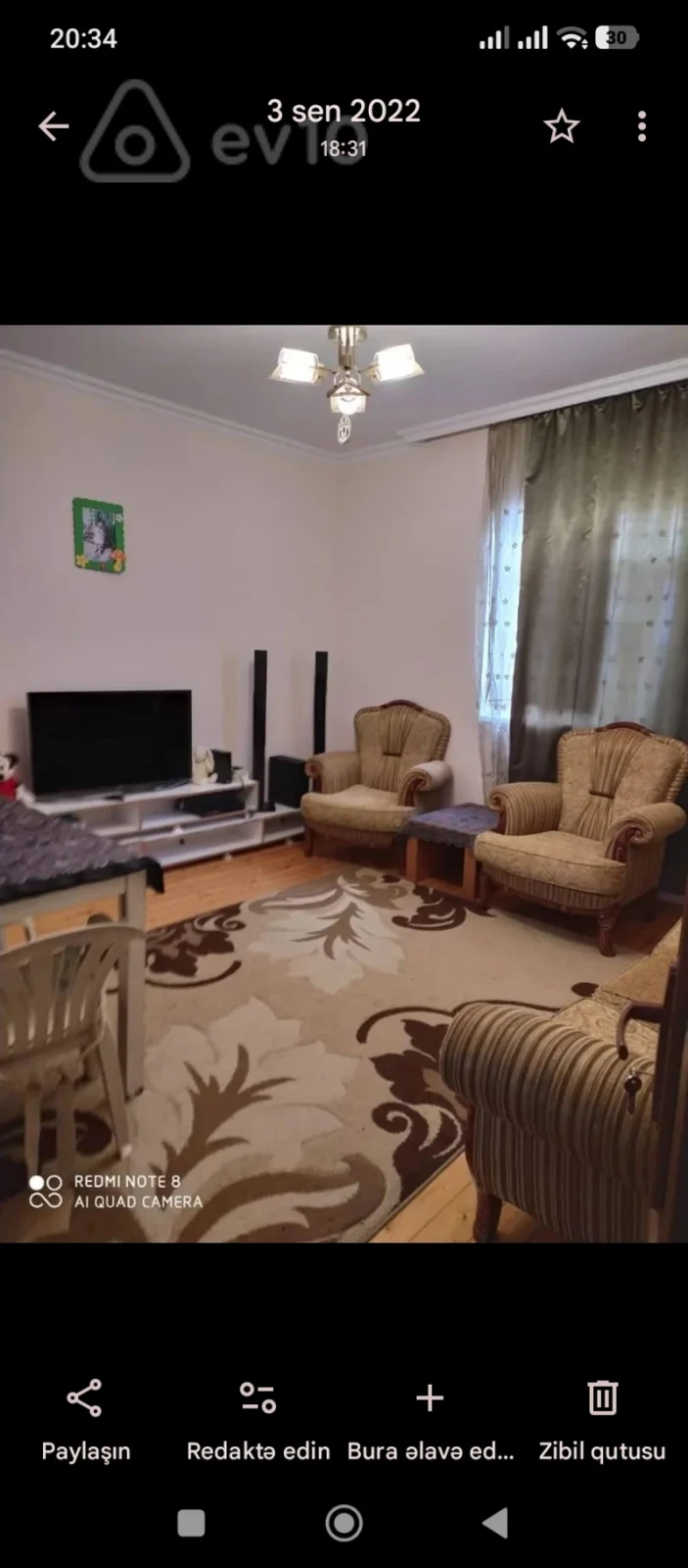 Satılır 2 otaqlı həyət evi 64 m²