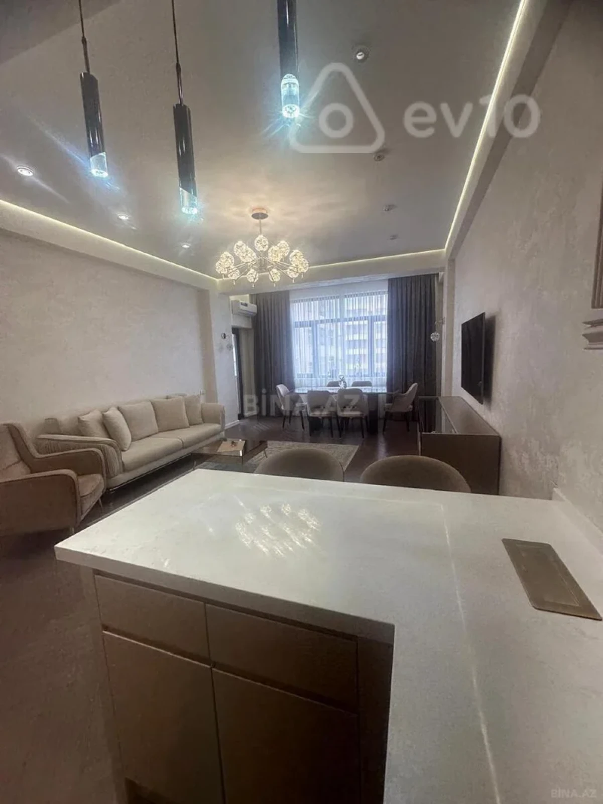 Kirayə verilir 3 otaqlı yeni tikili 107 m²