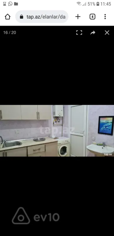 Kirayə verilir 2 otaqlı köhnə tikili 45 m²