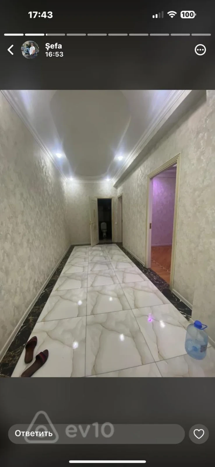 Kirayə verilir 2 otaqlı yeni tikili 75 m²