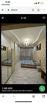 Kirayə verilir 3 otaqlı yeni tikili 90 m²