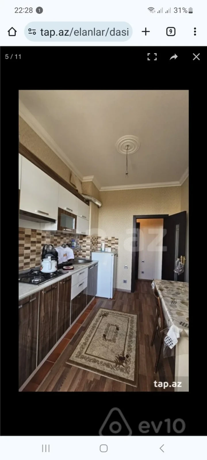 Kirayə verilir 1 otaqlı yeni tikili 45 m²