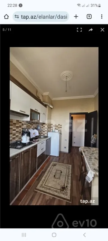 Kirayə verilir 1 otaqlı yeni tikili 45 m²