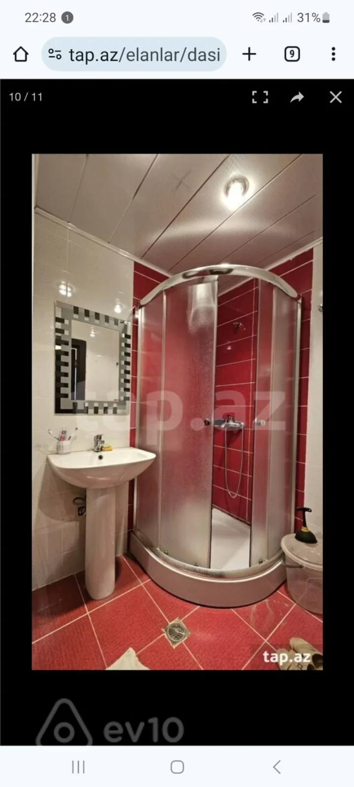 Kirayə verilir 1 otaqlı yeni tikili 45 m²