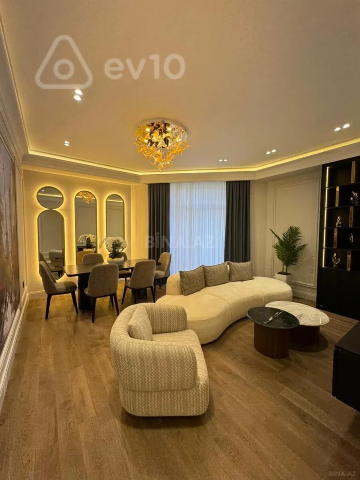 Kirayə verilir 3 otaqlı yeni tikili 123 m²