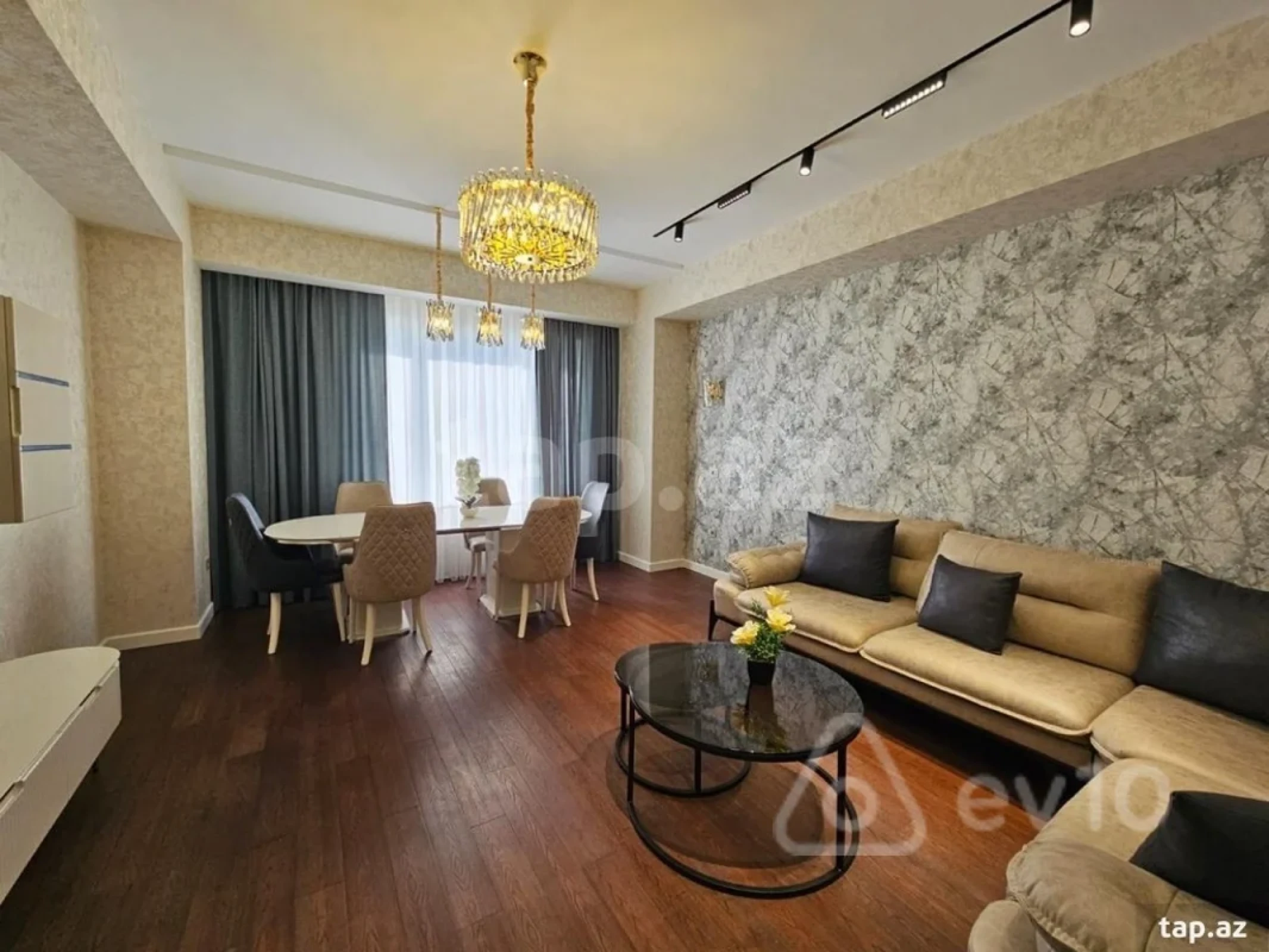 Kirayə verilir 2 otaqlı yeni tikili 75 m²