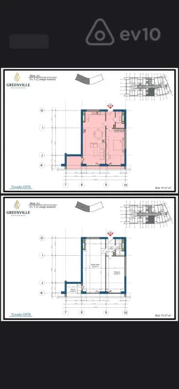 Satılır 2 otaqlı yeni tikili 92 m²