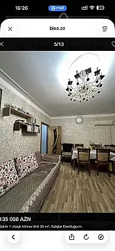 Satılır 2 otaqlı köhnə tikili 35 m²