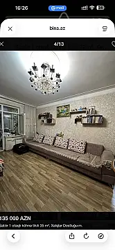 Satılır 2 otaqlı köhnə tikili 35 m²