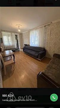 Kirayə verilir 2 otaqlı köhnə tikili 80 m²