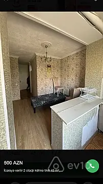 Kirayə verilir 2 otaqlı köhnə tikili 80 m²