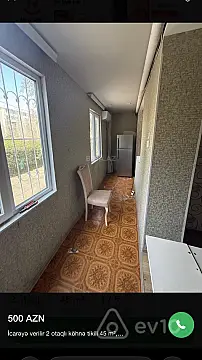 Kirayə verilir 2 otaqlı köhnə tikili 80 m²